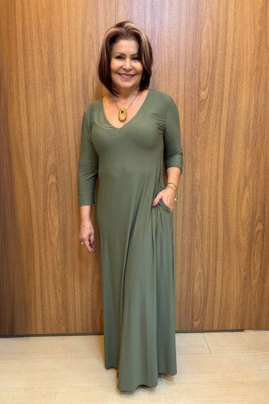 VESTIDO LONGUETE